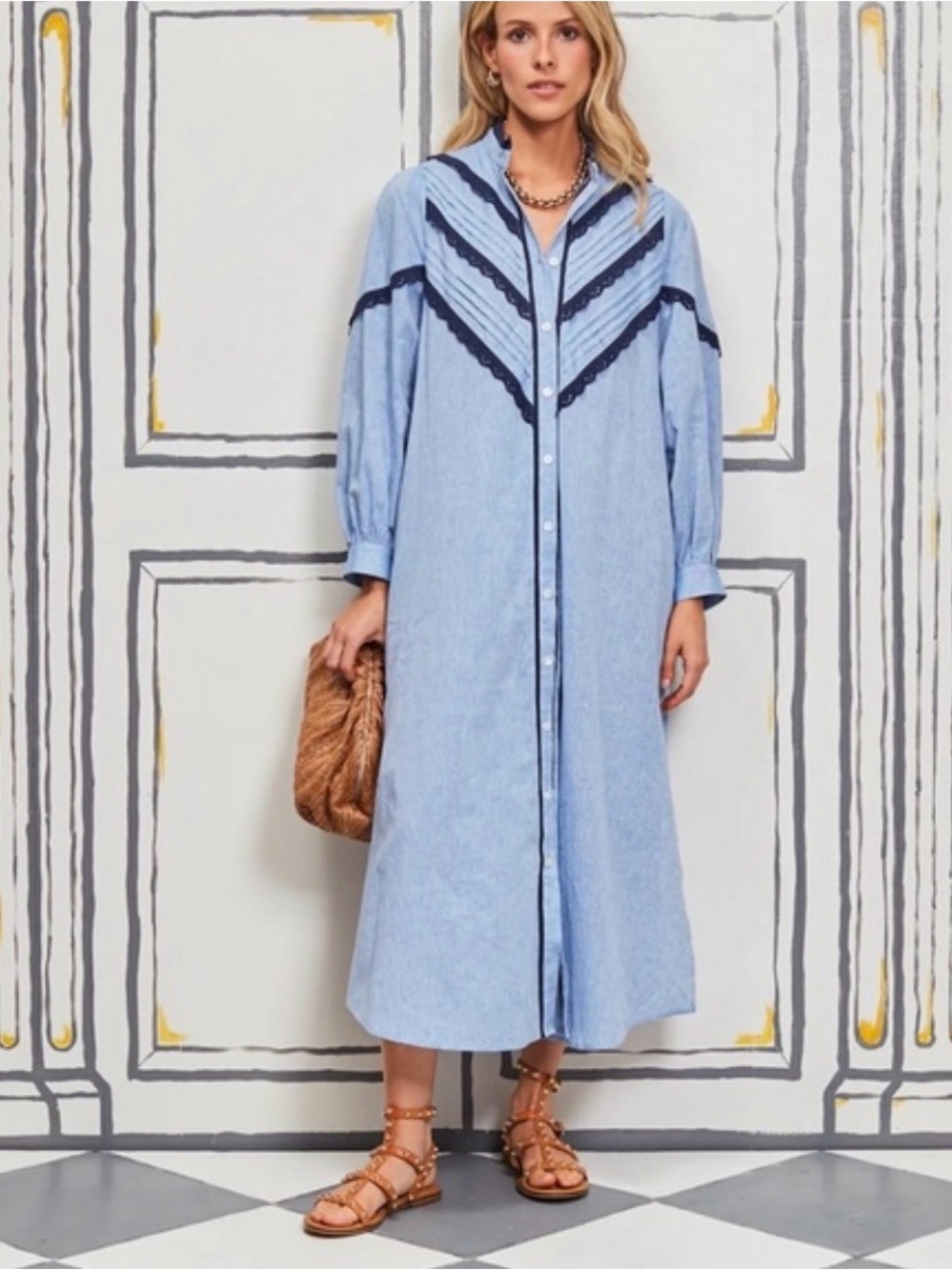 Tuckernuck Pomander Place Jolene Chambray Dress